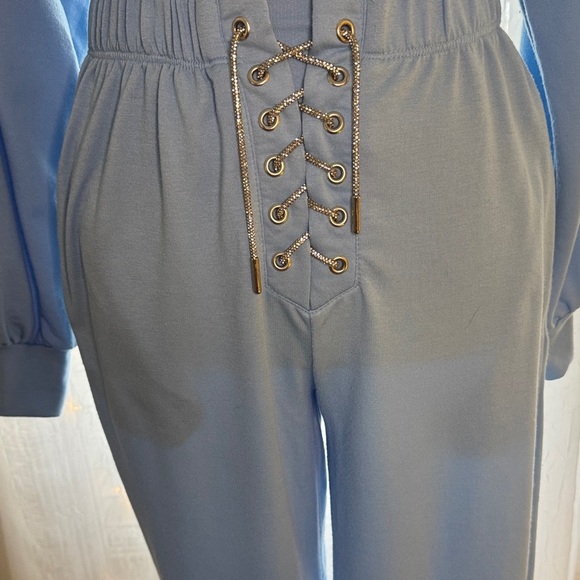 Love J Sky Blue Lounge Set - Picture 2 of 6